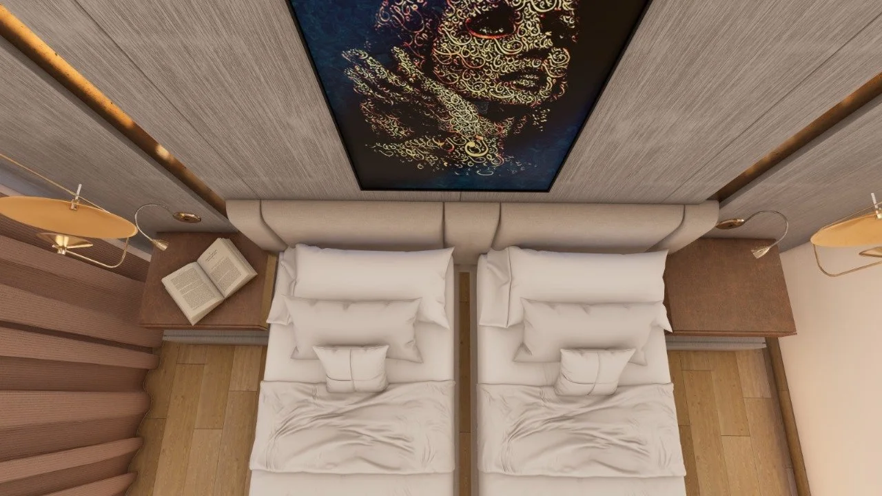Suite concept aboard Le Yacht I