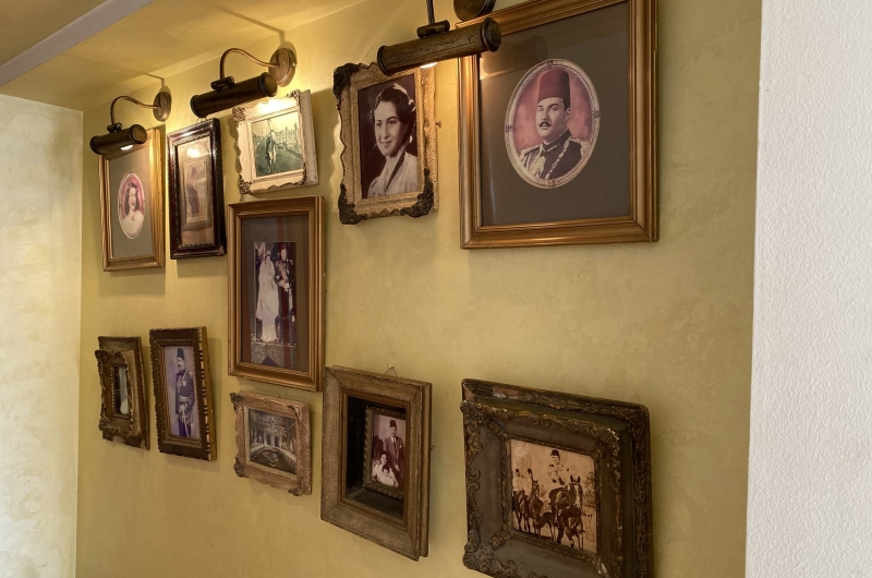 Queen Farida heritage gallery aboard Queen Farida