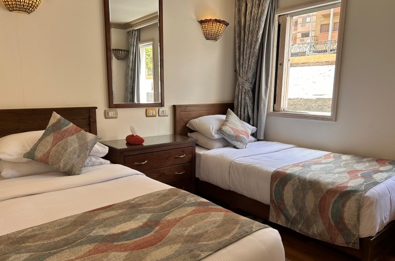 Twin cabin aboard Queen of Egypt