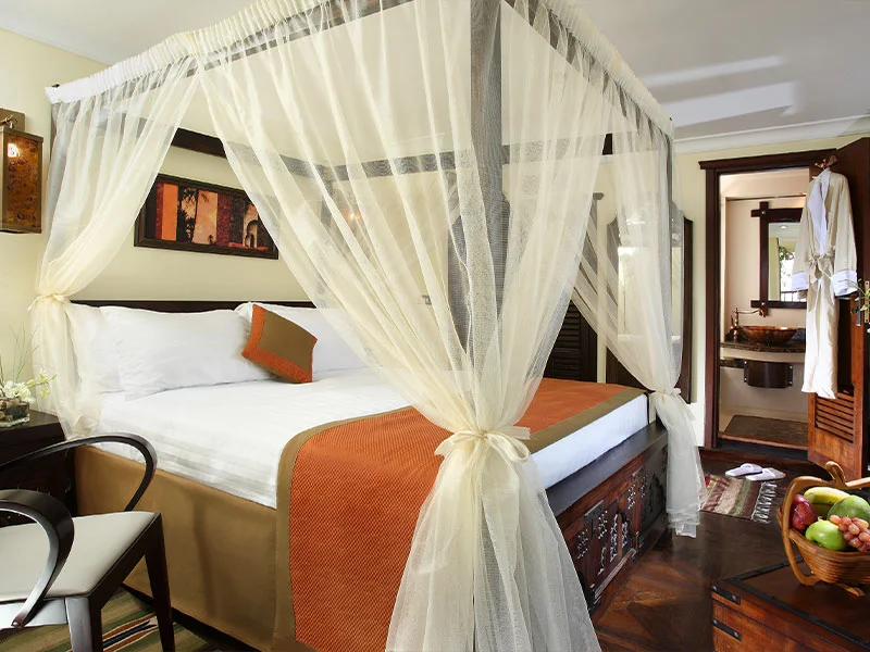 Elegant suite aboard Sonesta Amirat