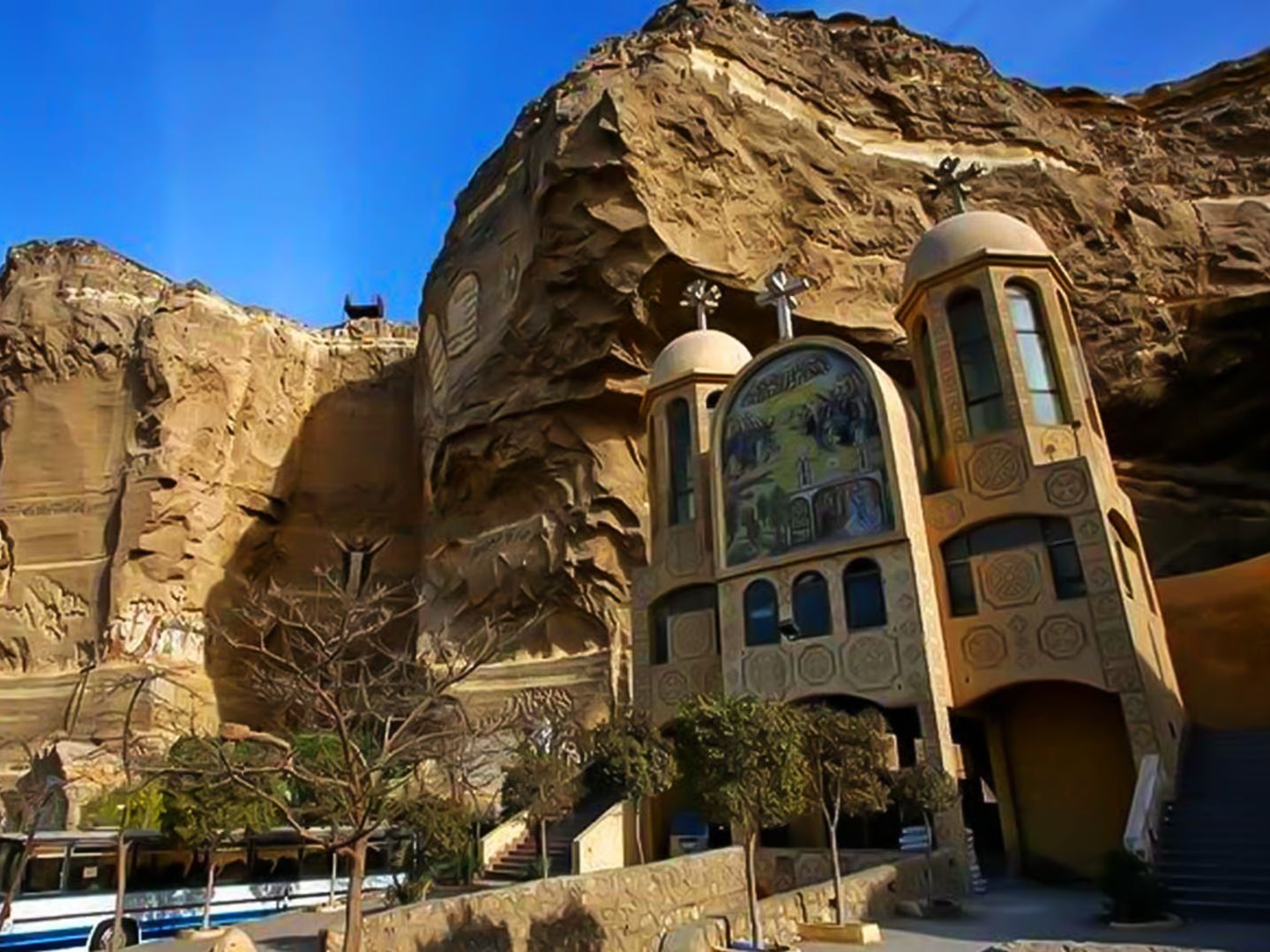Pharaonic themed Nefertari cruise ship with underwater viewing windows
