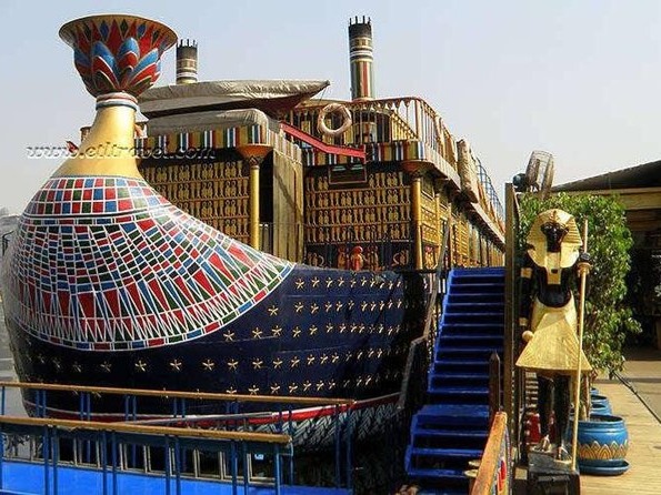 Pharaonic themed Nefertari cruise ship with underwater viewing windows
