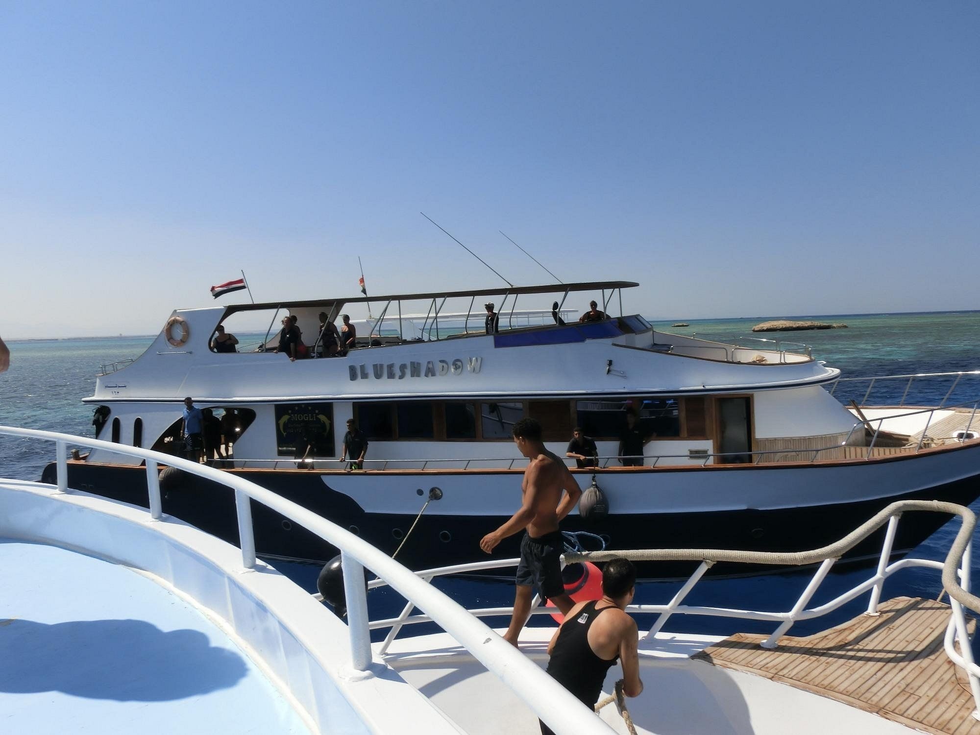 Boat cruise in the Red Sea