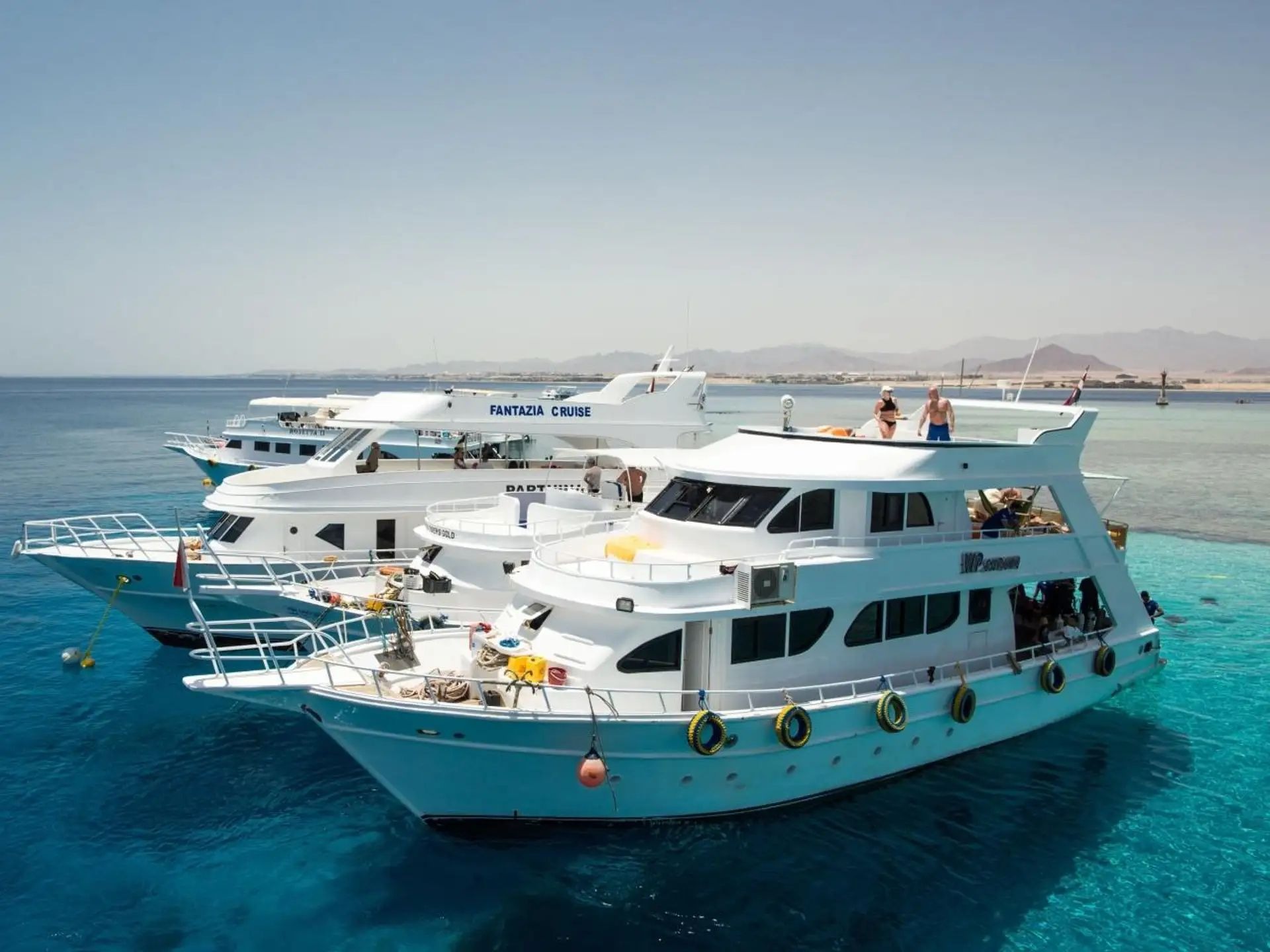 Pharaonic themed Nefertari cruise ship with underwater viewing windows